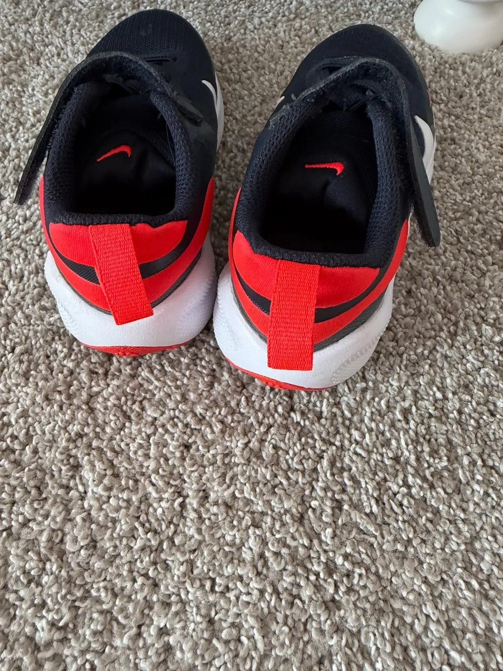 Nike Kids' Black, White and Red Sneakers - Worn once but in great condition!